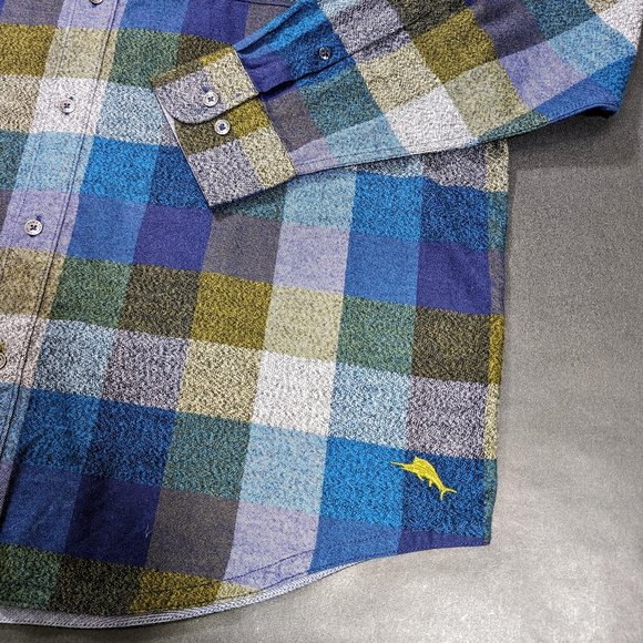 Tommy Bahama Multicolor Plaid Button Down Shirt - Picture 4 of 15